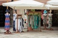 Clothing store in the street