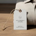 Clothing tag labeled \