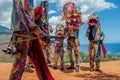 Clothing of the traditional Devils of NaiguatÃ¡