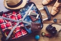 Clothing traveler`s Passport, wallet