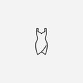 Clothing vector icon sign symbol