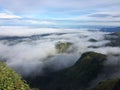 Cloud above mountain