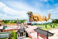 The cloud above Suphanburi city with nice sky. Royalty Free Stock Photo