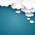 Cloud abstract background concept