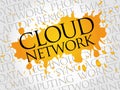 Cloud Application word cloud Royalty Free Stock Photo