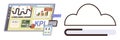 Cloud-Based Analytics Dashboard for Business KPI Monitoring and Data Visualization Royalty Free Stock Photo