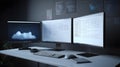 A cloud-based document management system using collaborat one generative AI Royalty Free Stock Photo