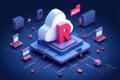 Cloud-Based Rails Hosting with Infrastructure & Tools Royalty Free Stock Photo