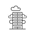 Cloud Server Architecture Royalty Free Stock Photo
