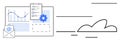 Cloud-Based Workflow Management with Data Charts, Email Notifications, and Task Automation Royalty Free Stock Photo
