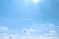 Cloud blue sky beauty spring day and empty background Royalty Free Stock Photo