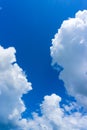 Cloud in the blue sky.Cloud in the blue sky. Royalty Free Stock Photo