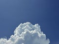 Cumullus Cloud with blue sky in  summer day Royalty Free Stock Photo