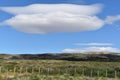 Cloud in the blue sky