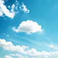 Cloud in the blue sky vector Royalty Free Stock Photo