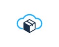 Cloud Box Logo Icon Design Royalty Free Stock Photo
