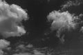 Cloud on bw tone,this indonesian sky Royalty Free Stock Photo