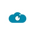Cloud Camera Logo Royalty Free Stock Photo