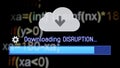 Cloud cipher download disruption