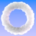 Cloud circle zero sky frame border