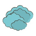 cloud climate weather color sketch