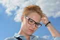 Cloud clouds glasses face blonde hair perfect day cloud cloudy light lighting hair