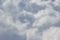 Cloud, cloudscape closeup - white cloud detail