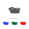 Cloud, Cloudy icon. Elements of weather in multi colored icons. Premium quality graphic design icon. Simple icon for websites, web Royalty Free Stock Photo