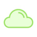 Cloud color line icon Royalty Free Stock Photo