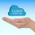 Cloud computing Royalty Free Stock Photo