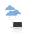 Cloud computing. Royalty Free Stock Photo
