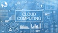 Cloud Computing, Animated Typography Royalty Free Stock Photo