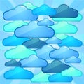 Cloud computing batlle concept