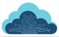 Cloud Computing Circuit Board Technology Network Digital Data Storage Concept Royalty Free Stock Photo