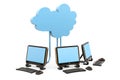 Cloud computing Royalty Free Stock Photo