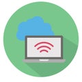 Cloud computing, cloud connection Color Vector icon which can easily modify or edit Royalty Free Stock Photo