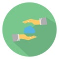 Cloud computing, cloud data Color Vector icon which can easily modify or edit Royalty Free Stock Photo