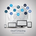 Cloud Computing Concept Royalty Free Stock Photo