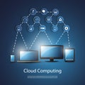 Cloud Computing Concept Royalty Free Stock Photo