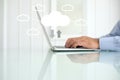 Cloud computing Royalty Free Stock Photo