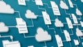 Cloud computing concept Royalty Free Stock Photo