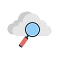Cloud computing concept Color Vector Icon which can easily modify or edit Royalty Free Stock Photo