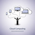 Cloud Computing Concept Royalty Free Stock Photo
