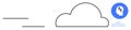Cloud Computing Concept with Minimalist Elements and Growth Icon for Technology and Digital Innovation Royalty Free Stock Photo