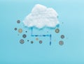 Cloud computing concept image Royalty Free Stock Photo