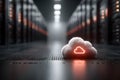 Cloud Computing Concept in Modern Data Center Environment Generative AI Royalty Free Stock Photo