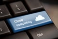 Cloud computing Royalty Free Stock Photo