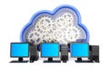 Cloud computing concept Royalty Free Stock Photo