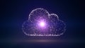 Cloud computing conception Royalty Free Stock Photo