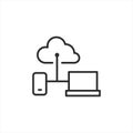 Cloud Computing Connectivity Icon